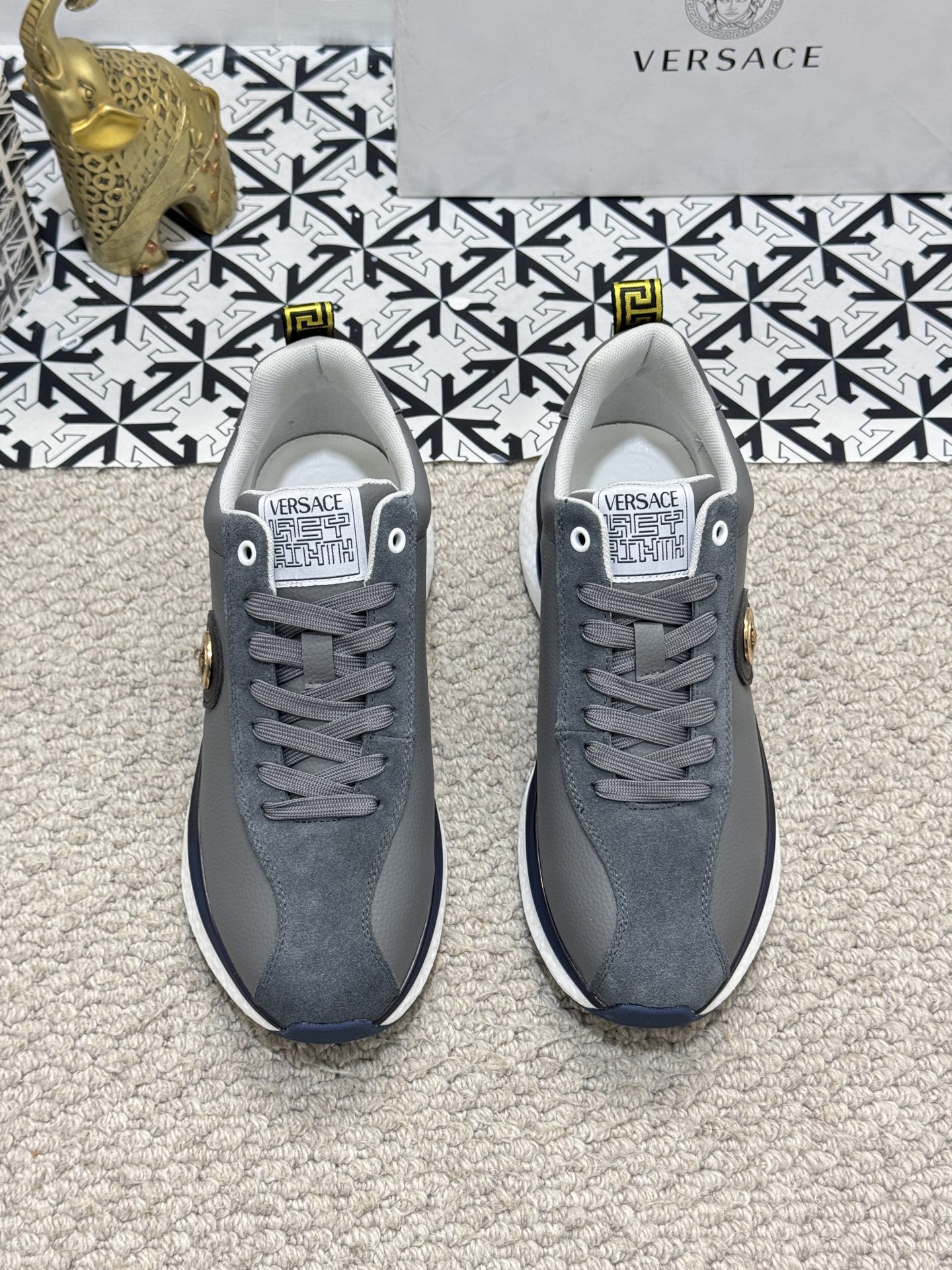 Versace Runner Sneakers Gray