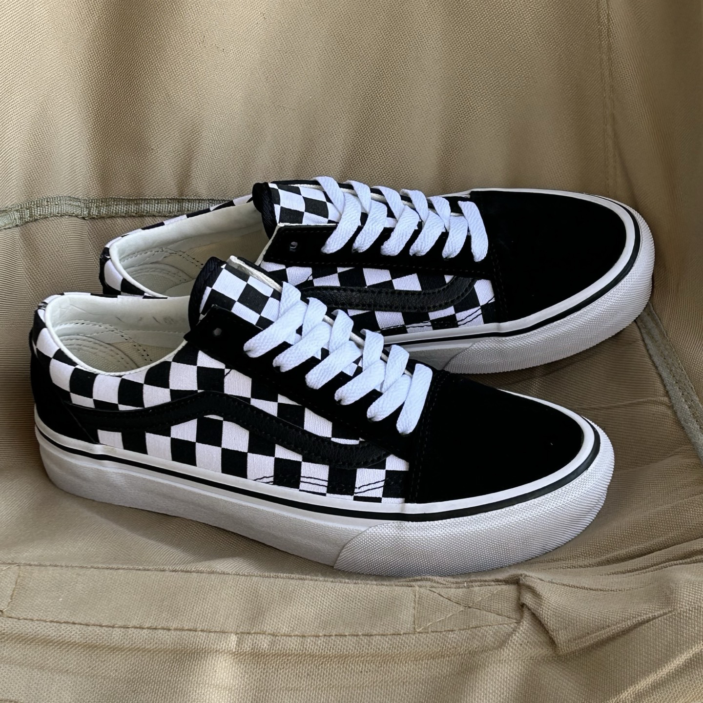 Vans Old Skool Low-Top Skate Shoes Black/White