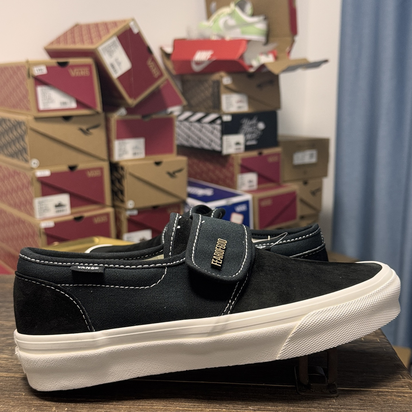 Vans Slip-On x FOG Suede Black