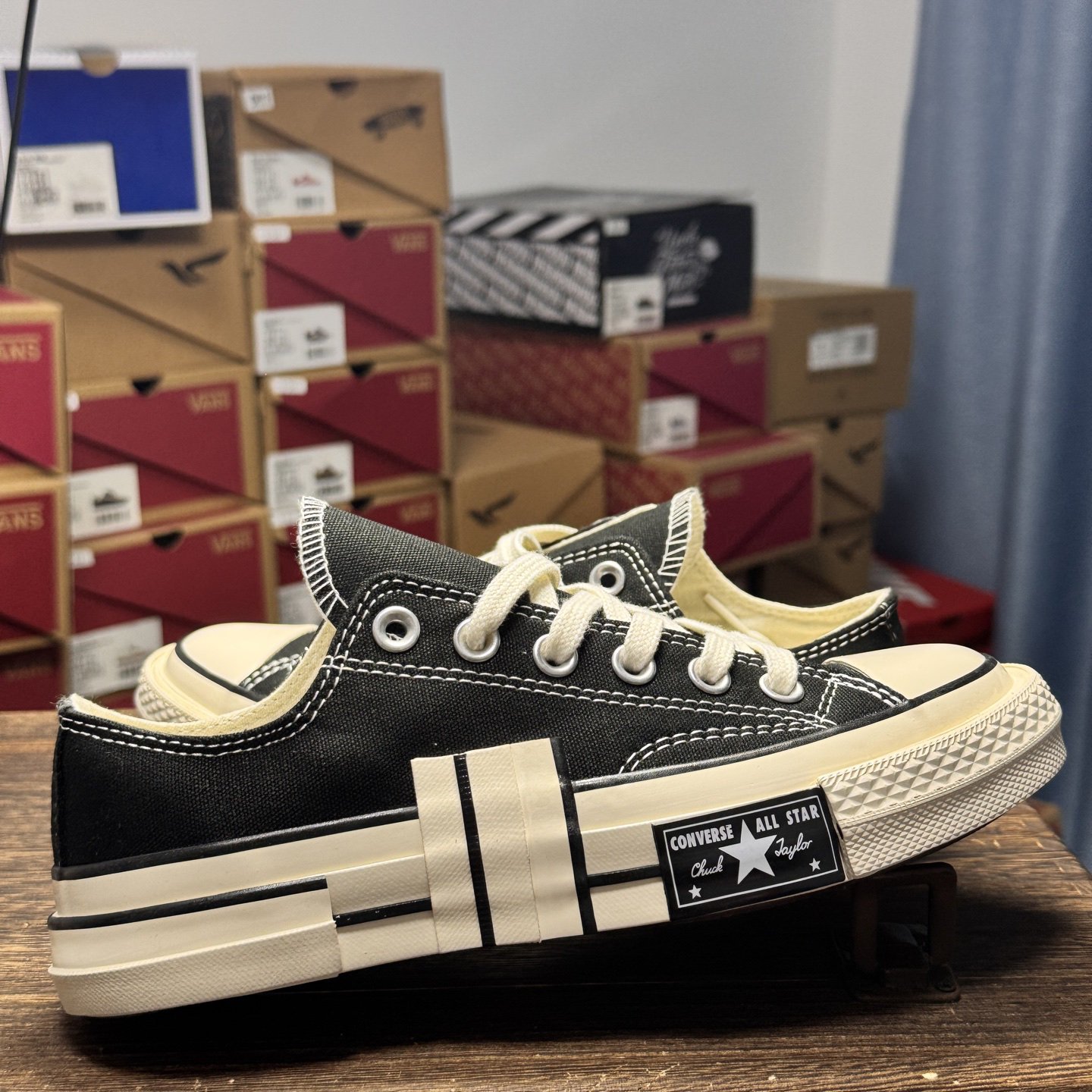 Converse Chuck 70 Rubber Patchwork Low Black