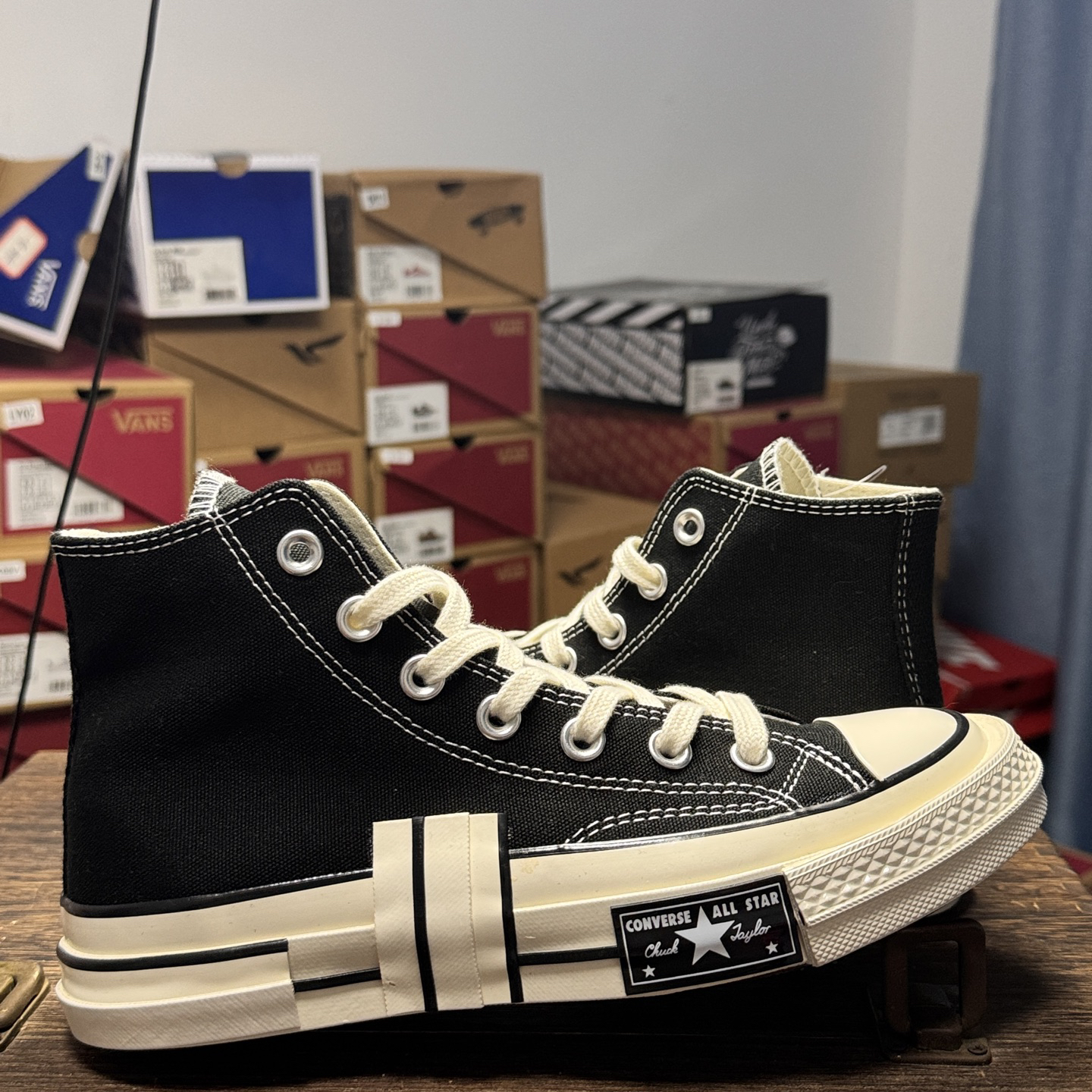Converse Chuck 70 Patchwork Hi Canvas Sneakers Black