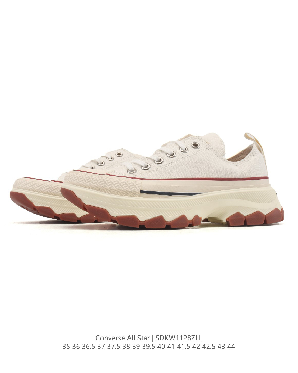 Converse All Star Platform Low-Top Sneakers Beige