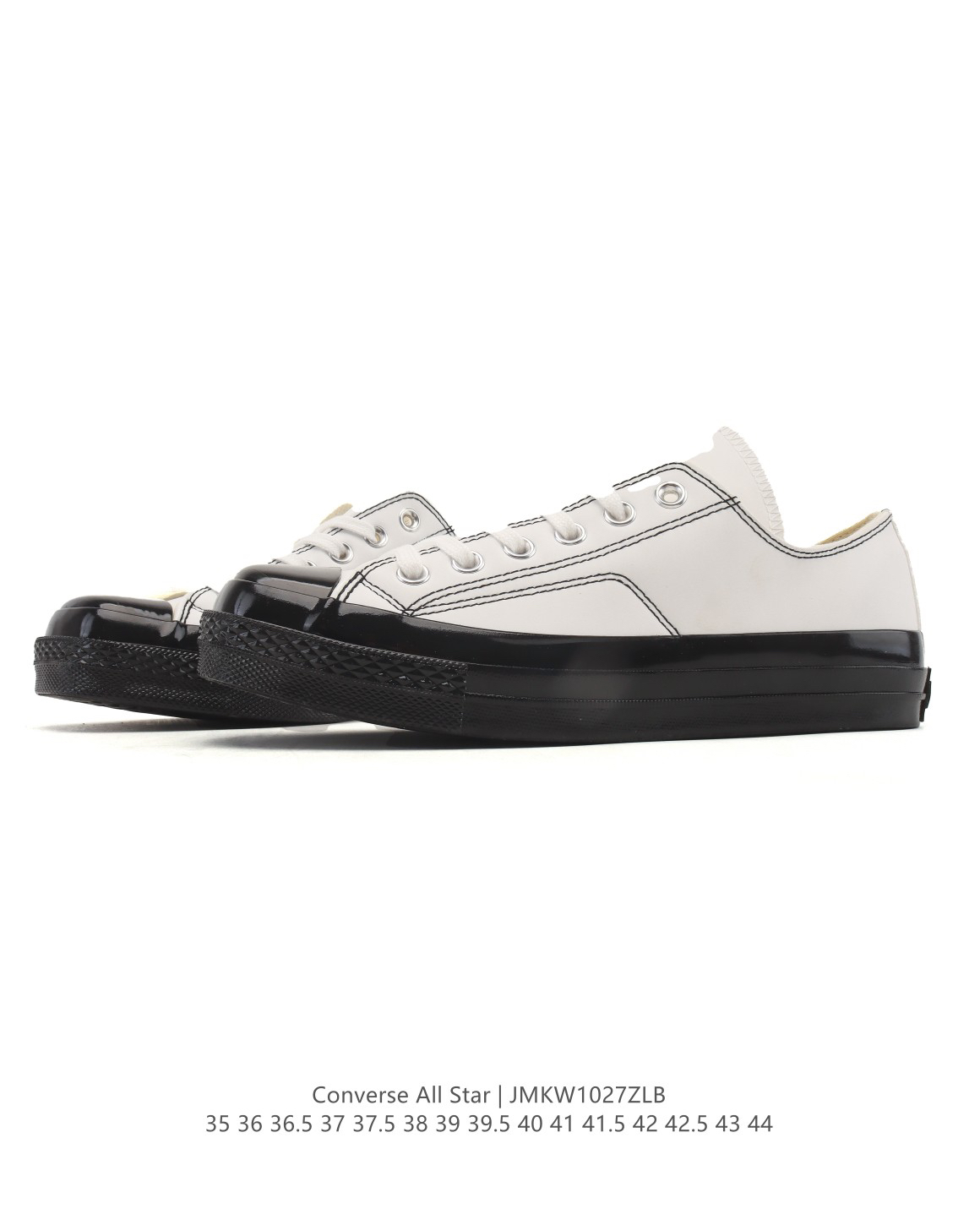 Converse All Star Low-Top Leather Sneakers White/Black