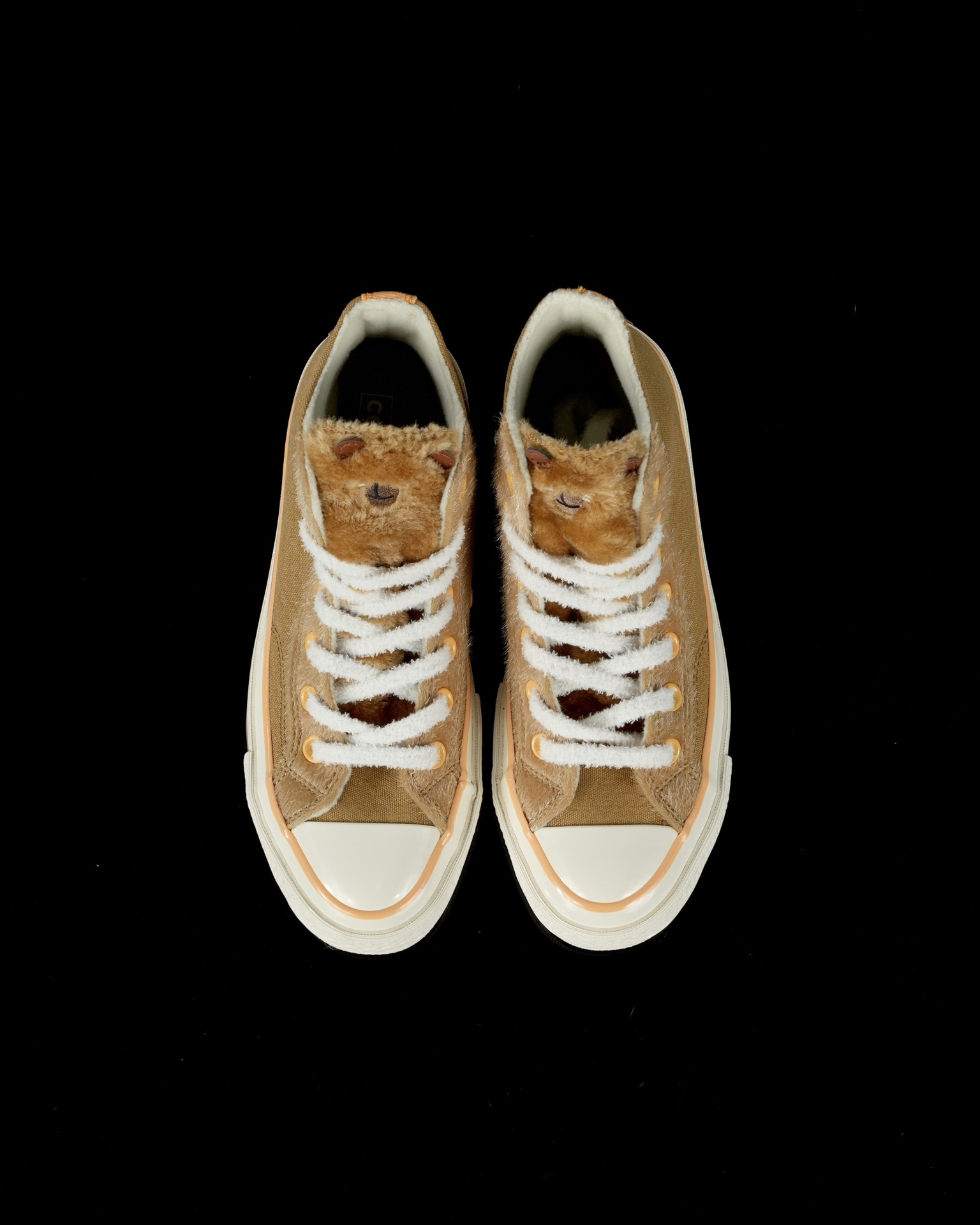 Converse Chuck 70 Furry Animal High-Top Sneakers Khaki