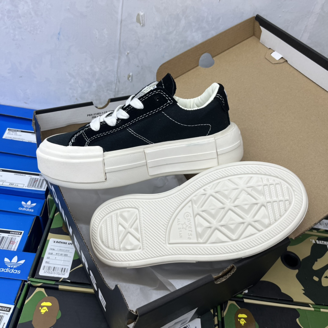 Converse All Star Deconstructed Platform Sneakers Black