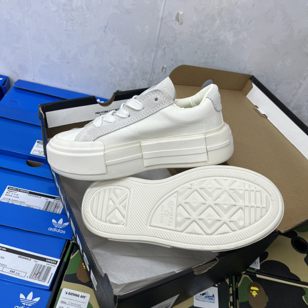 Converse All Star Deconstructed Platform Sneakers White