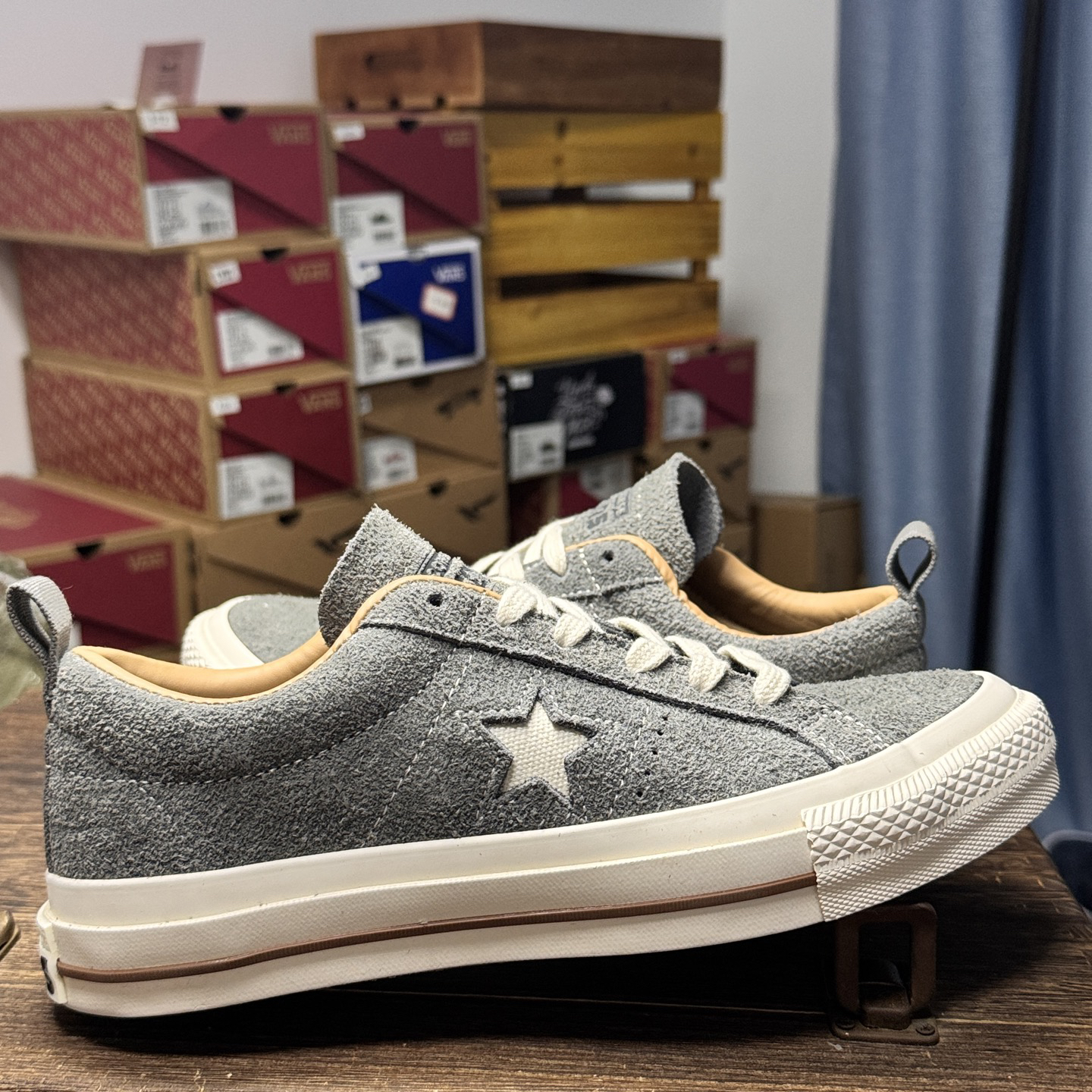 Converse One Star Pro Suede Skate Shoes Grey