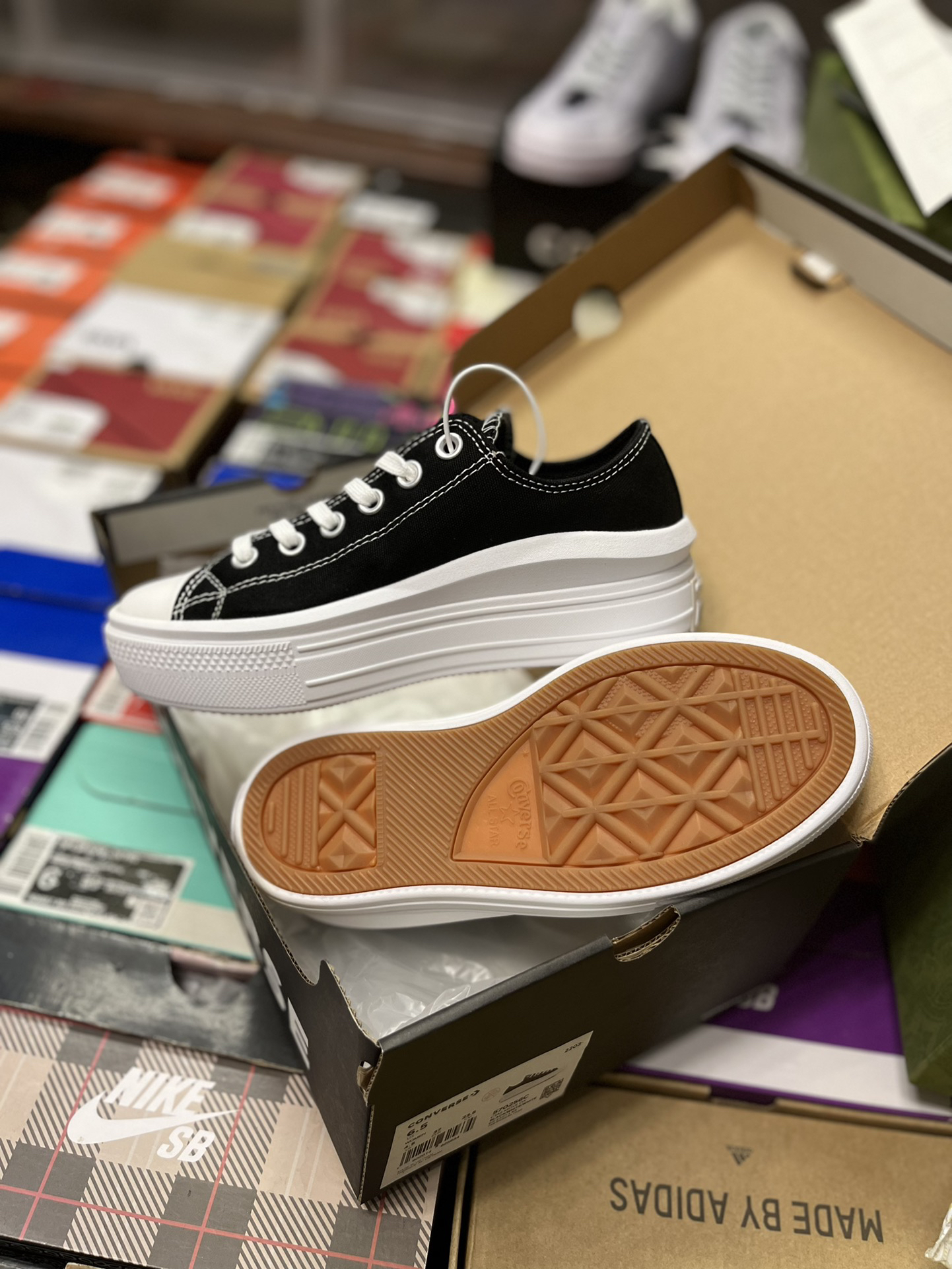 Converse Chuck Taylor All Star Move Platform Low Black