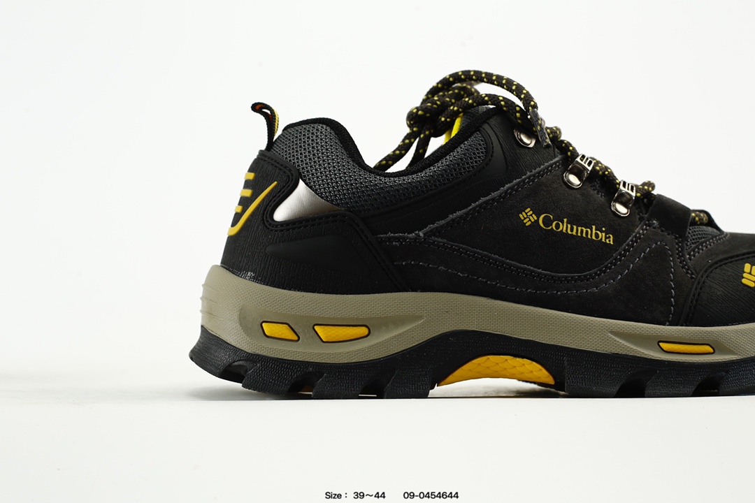 Columbia Men's Trail Hiking Shoes Black Yellow