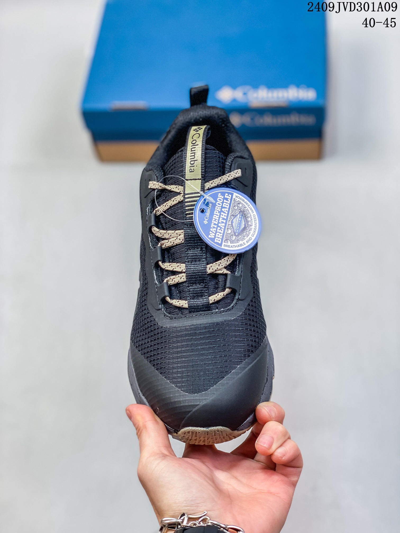 Columbia Breathable Hiking Sneakers Black