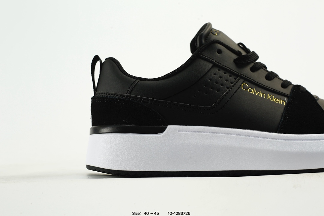 Calvin Klein Jeans Low-Top Platform Sneakers Black/White