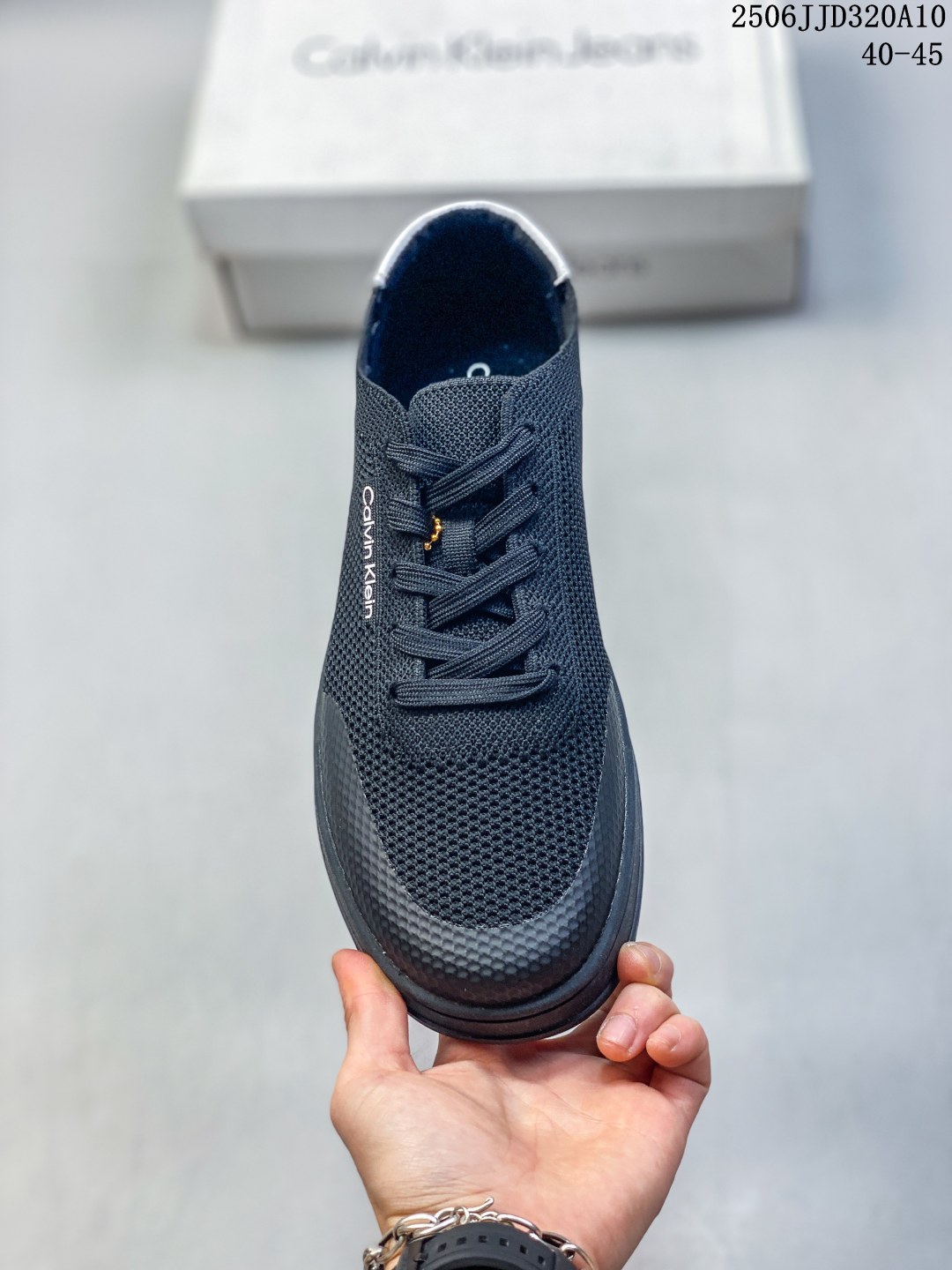 Calvin Klein Mesh Low-Top Sneakers Black