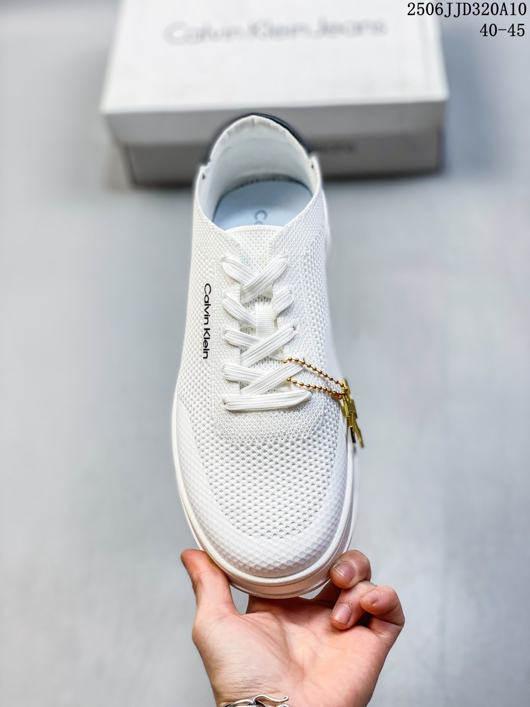 Calvin Klein Mesh Low-Top Sneakers White