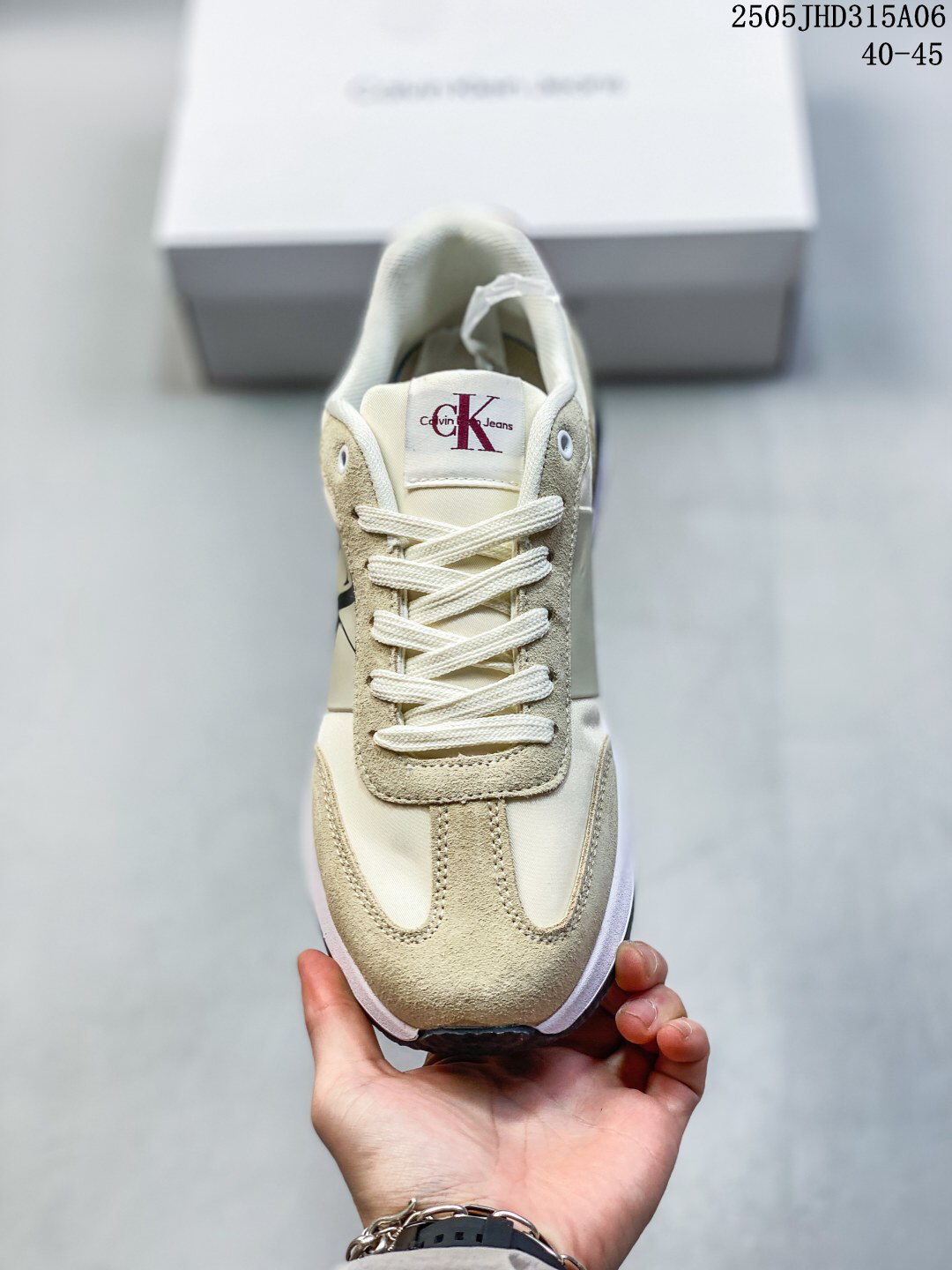 Calvin Klein Retro Runner Sneakers Cream/Beige