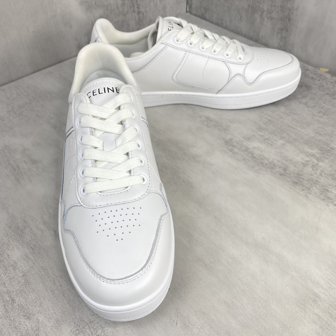 Celine CT-10 Low Sneakers White