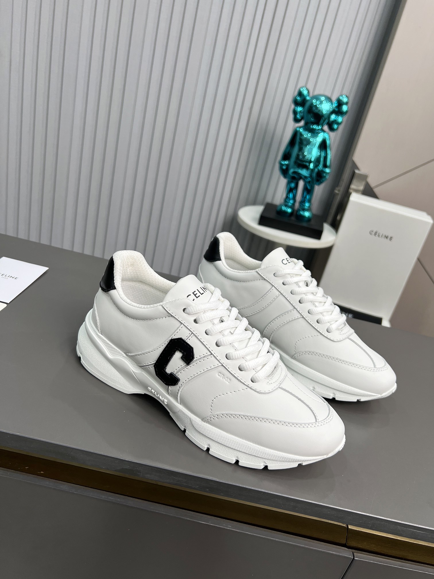 CELINE Chunky Dad Sneakers White/Black