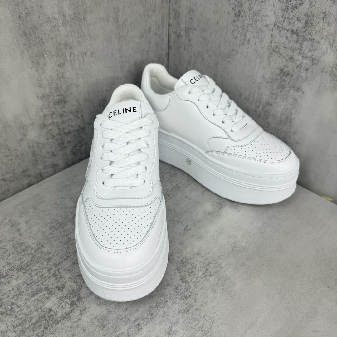 Celine Platform Sneakers White