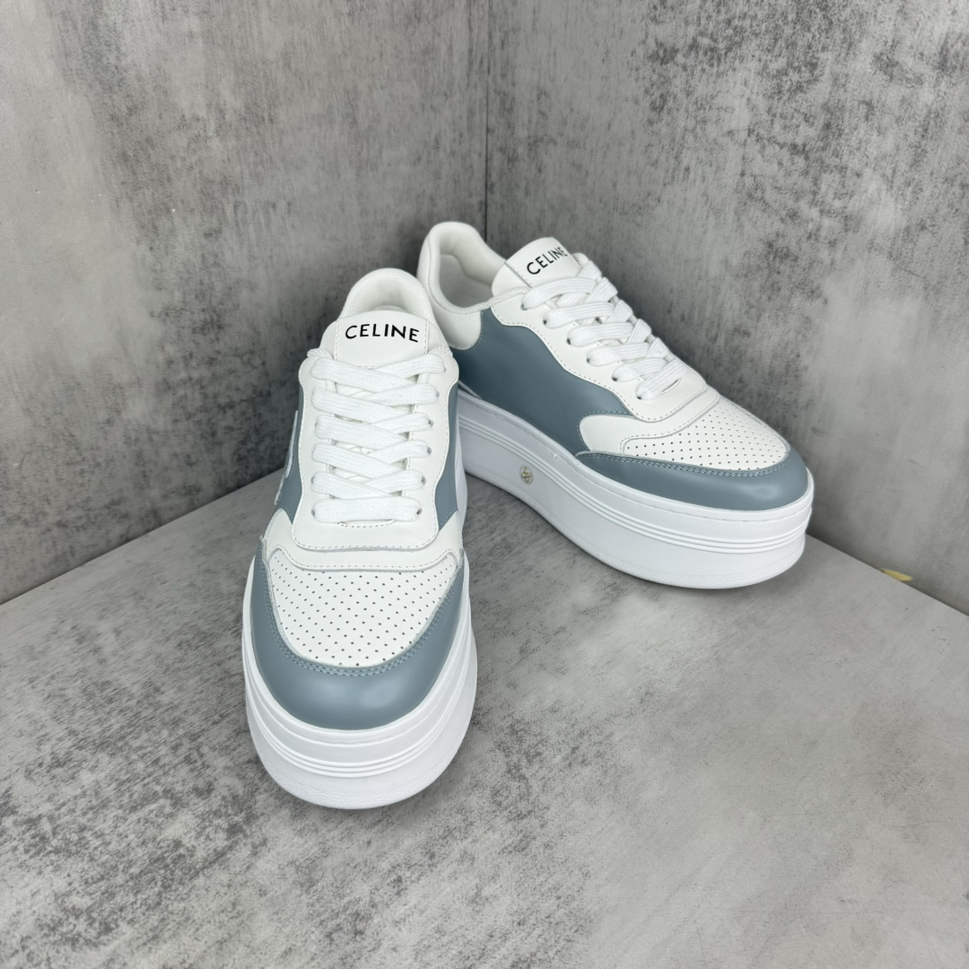 CELINE Platform Sneakers Blue/White