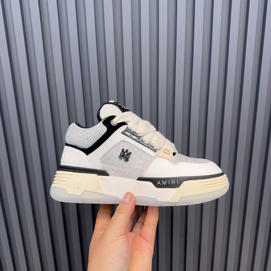 AMIRI Crystal Panel Sneakers White