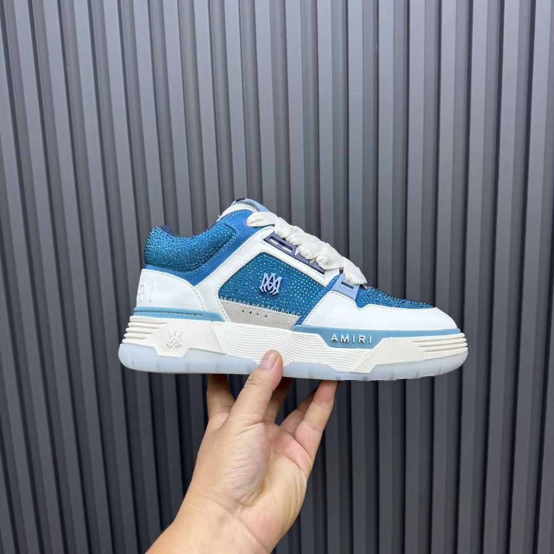 AMIRI Skel Top Low Sneakers Blue