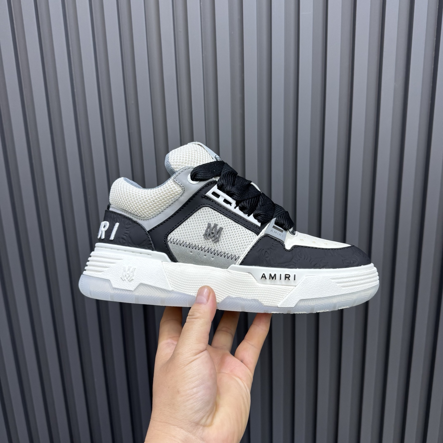 AMIRI Low-Top Sneakers Black/White