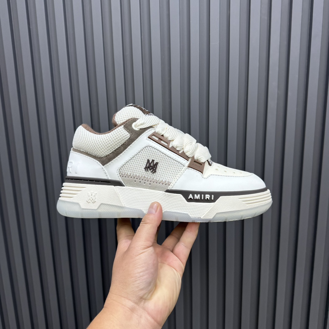 AMIRI Low-Top Sneakers White/Brown