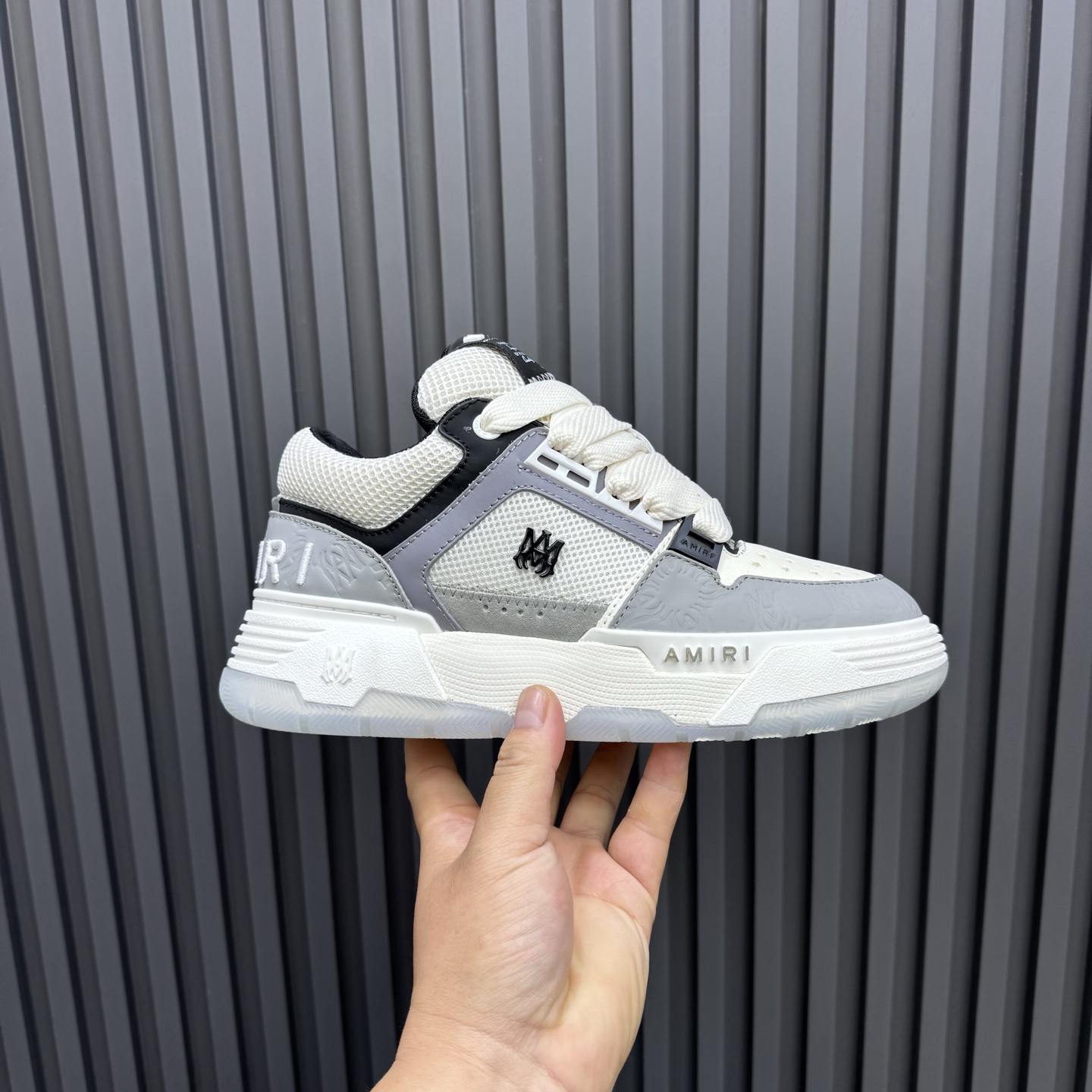 AMIRI MA-1 Low Sneakers White/Gray