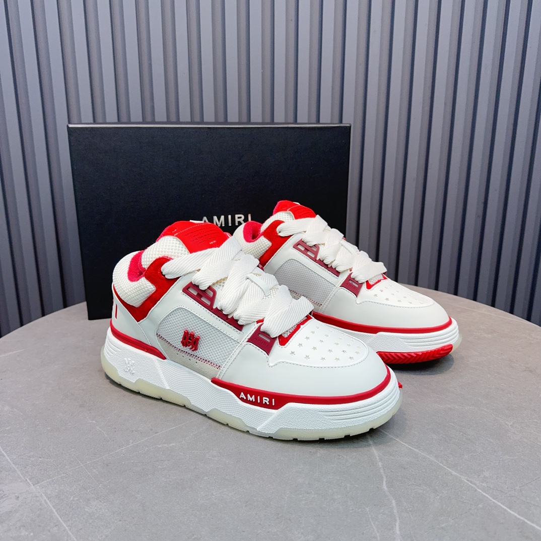 Amiri Low-Top Sneakers White/Red