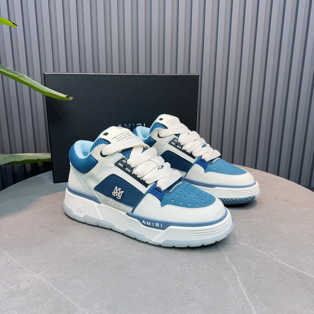 AMIRI Low-Top Sneakers Blue White
