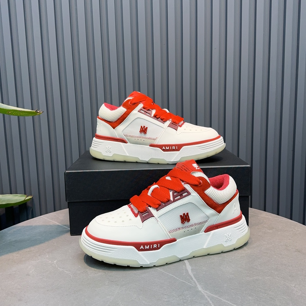 AMIRI Low-Top Sneaker Red/White