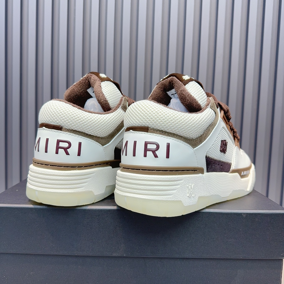 AMIRI Low-Top Sneakers White/Brown