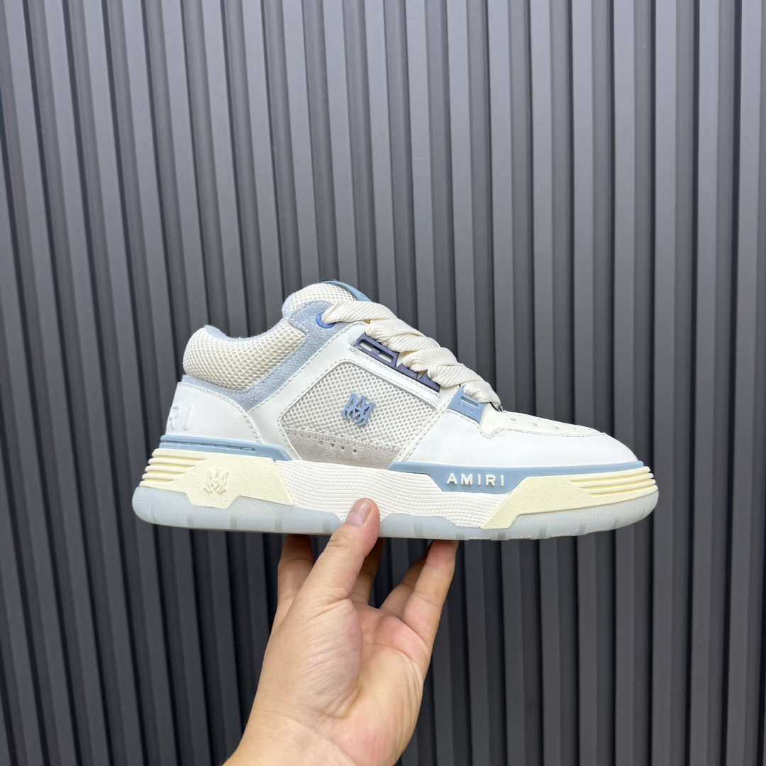 AMIRI Low-Top Sneakers White Blue