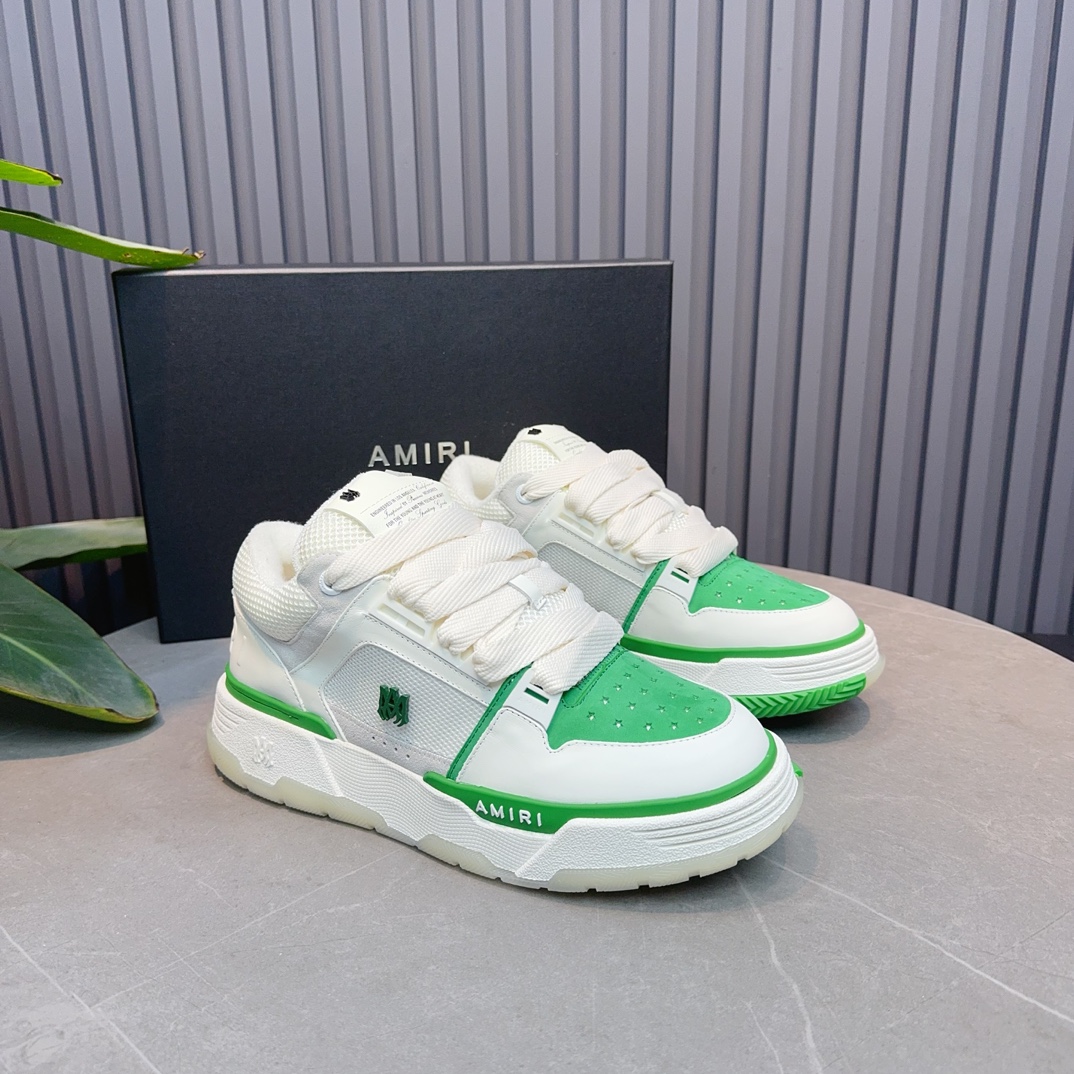 AMIRI Low-Top Sneakers White/Green