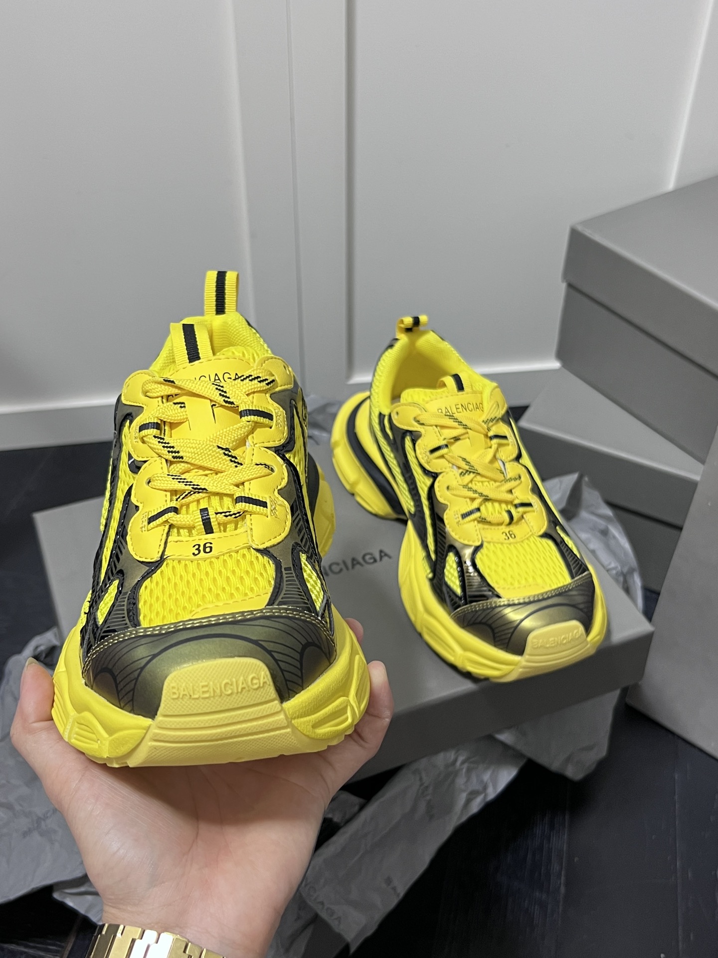 Balenciaga Track Sneaker Yellow