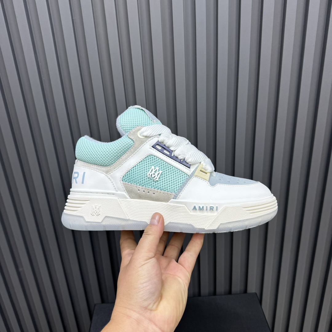 AMIRI Low-Top Sneakers White/Blue
