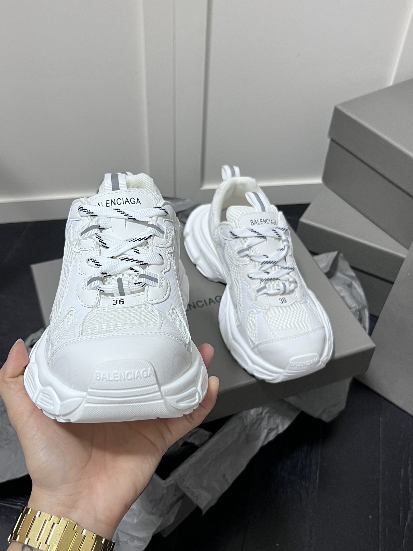 Balenciaga Chunky Sneakers White