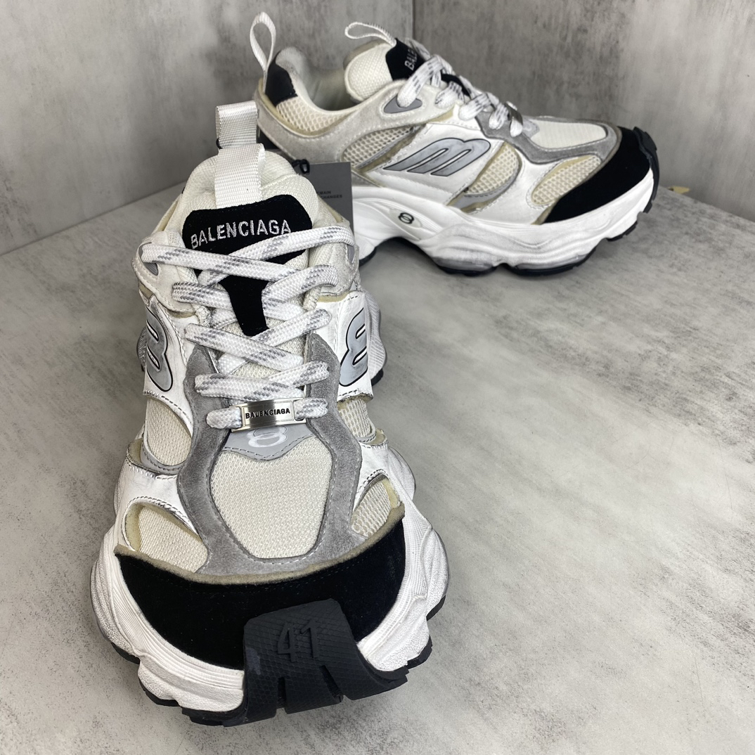 Balenciaga Cargo Runner Sneakers White