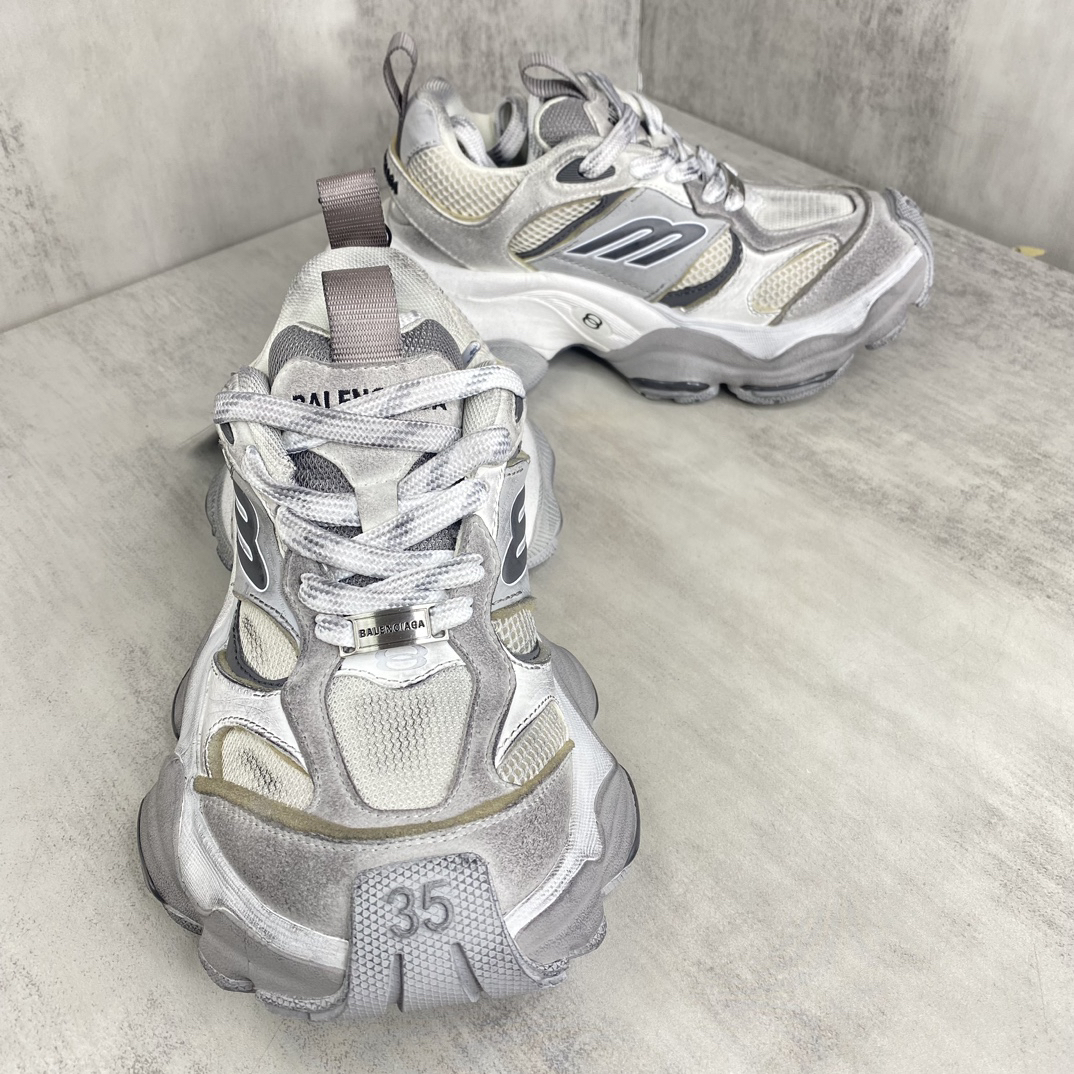 Balenciaga Cargo Runner Sneakers Gray