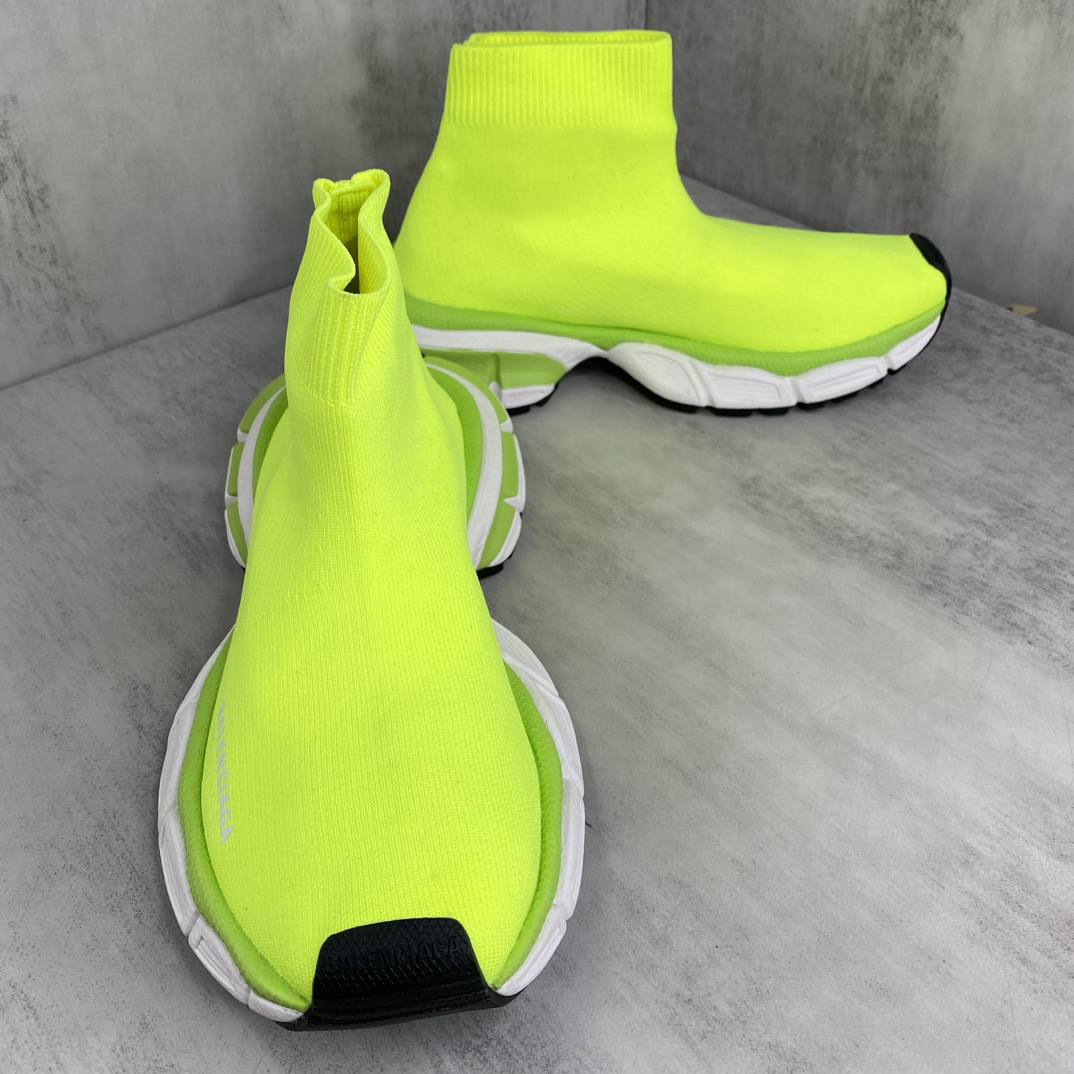 Balenciaga 3XL Sock Sneaker Neon Yellow