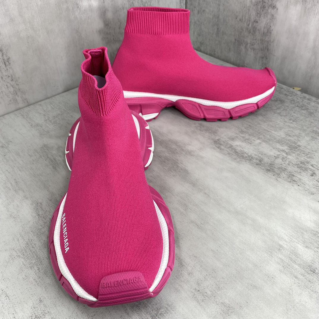 Balenciaga Speed Sock Sneakers Pink