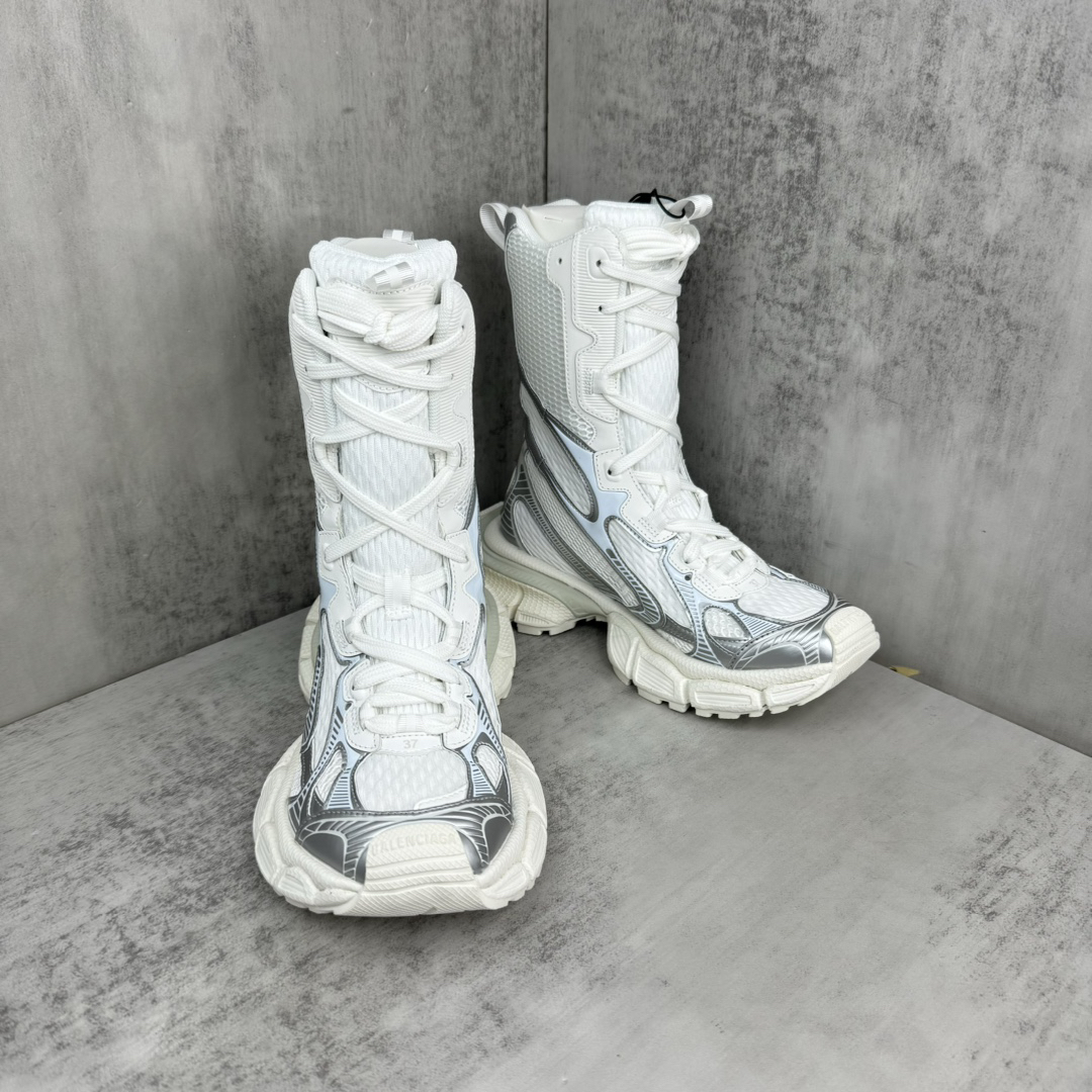 Balenciaga 5XL High-Top Sneakers White/Silver