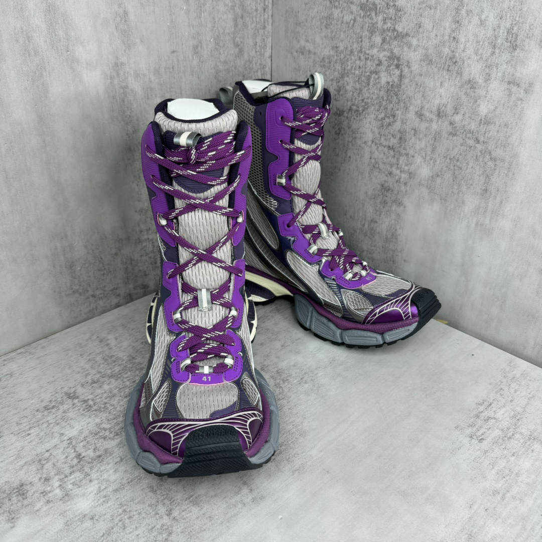Balenciaga 5XL High-Top Sneakers Purple