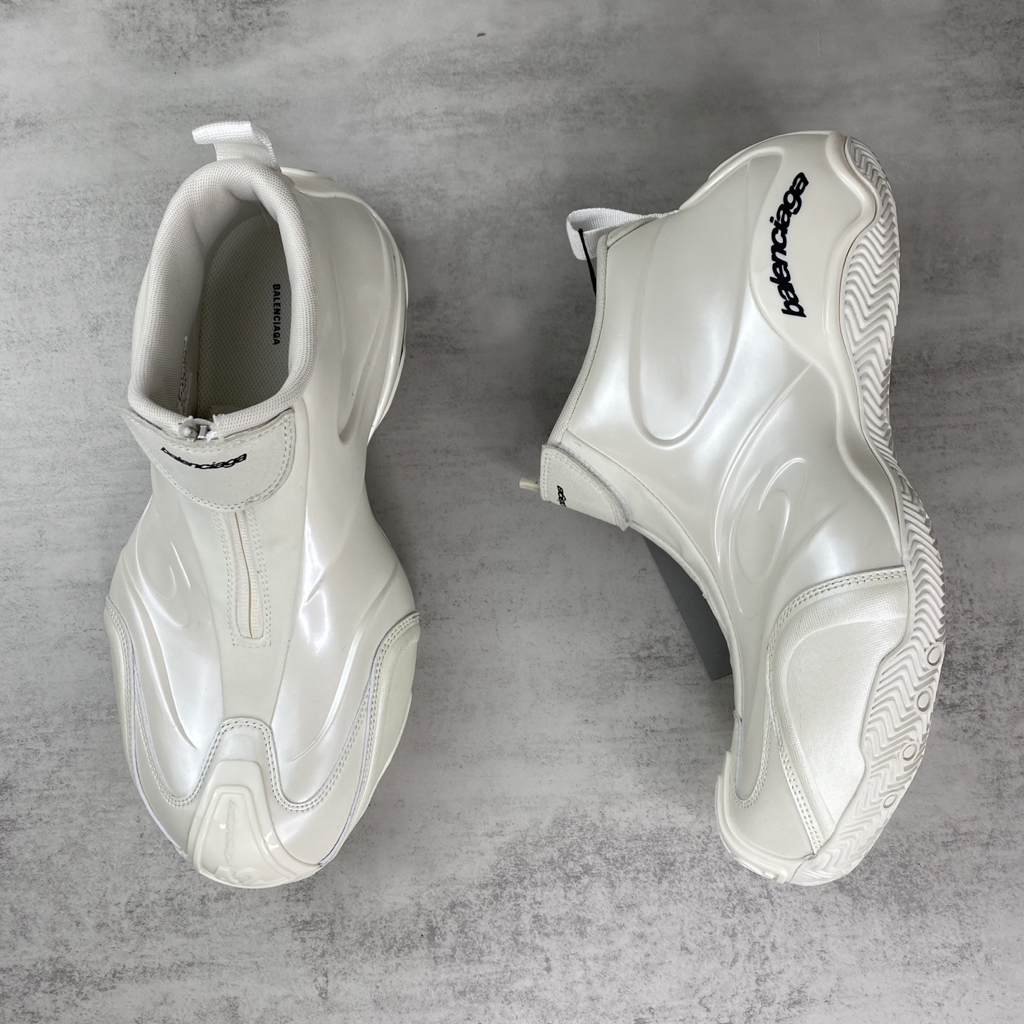 Balenciaga Zip Basketball Shoes White