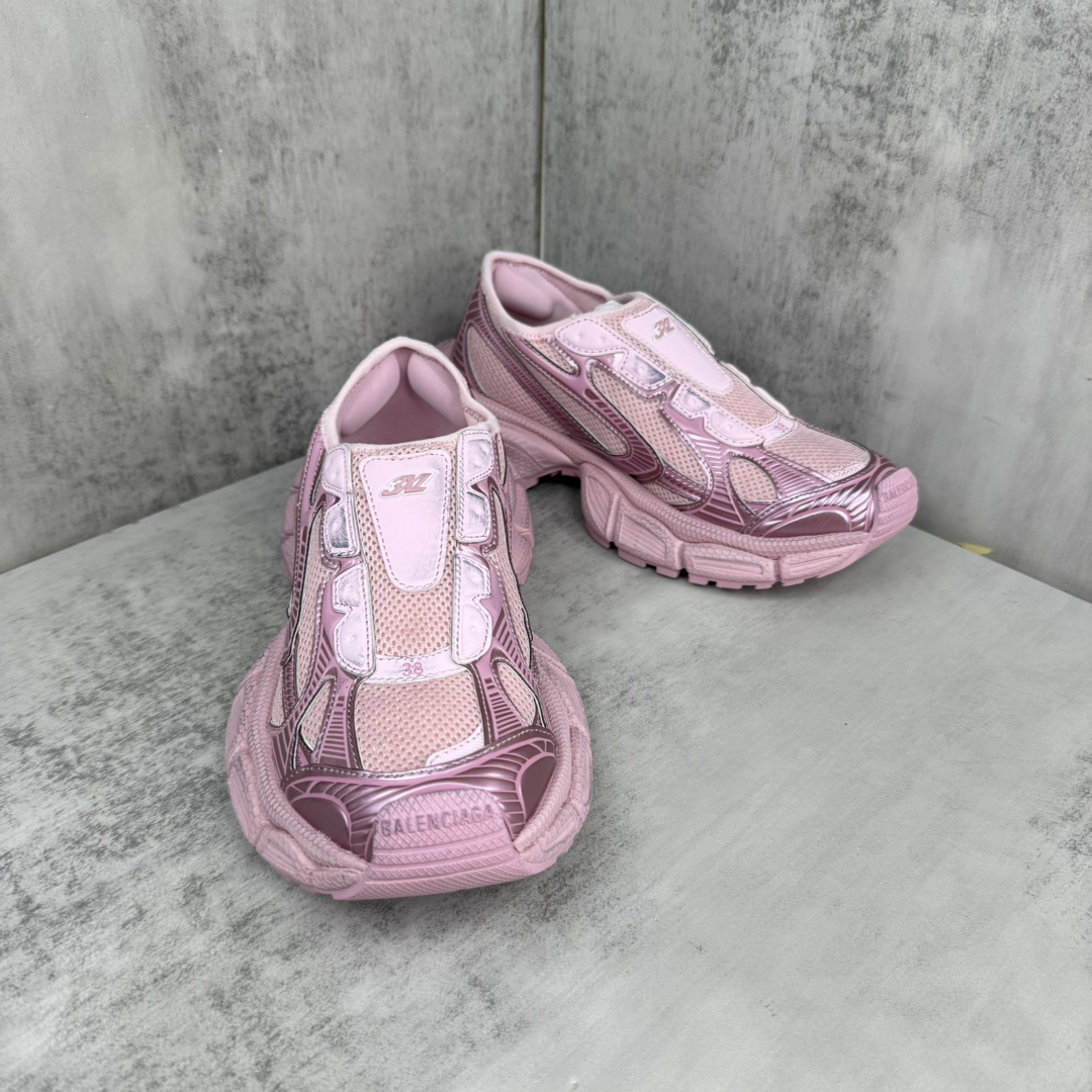 Balenciaga 3XL Slip-On Sneakers Pink