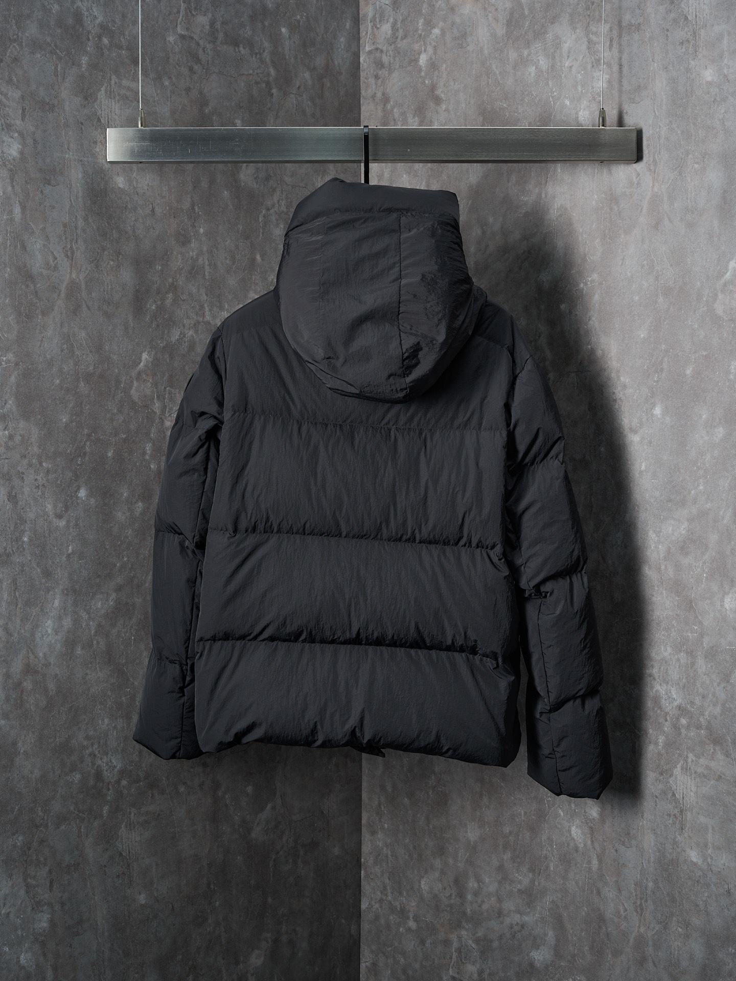 Canada Goose Hooded Puffer Jacket Black