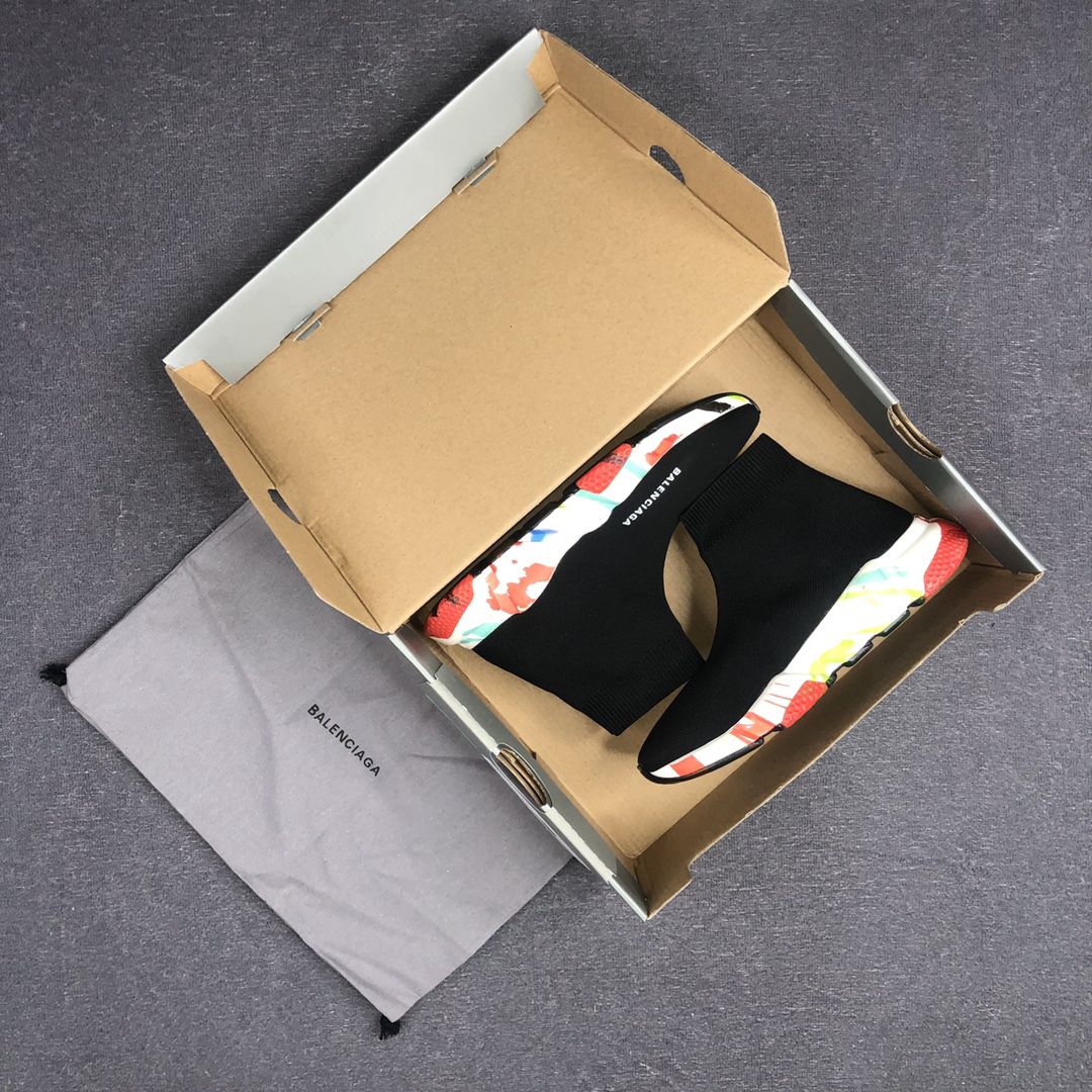 Balenciaga Speed Sock Sneakers Multi-Color
