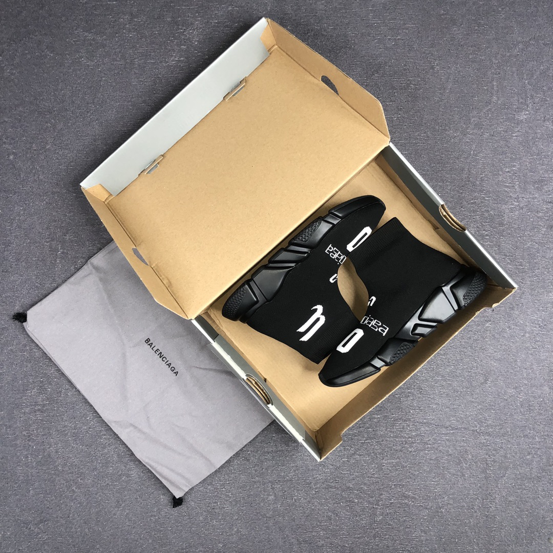 Balenciaga Speed Sock Sneakers Black