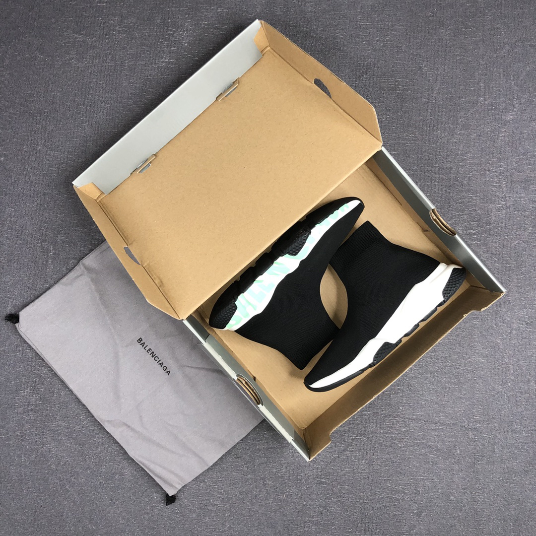 Balenciaga Speed Sock Sneakers Black