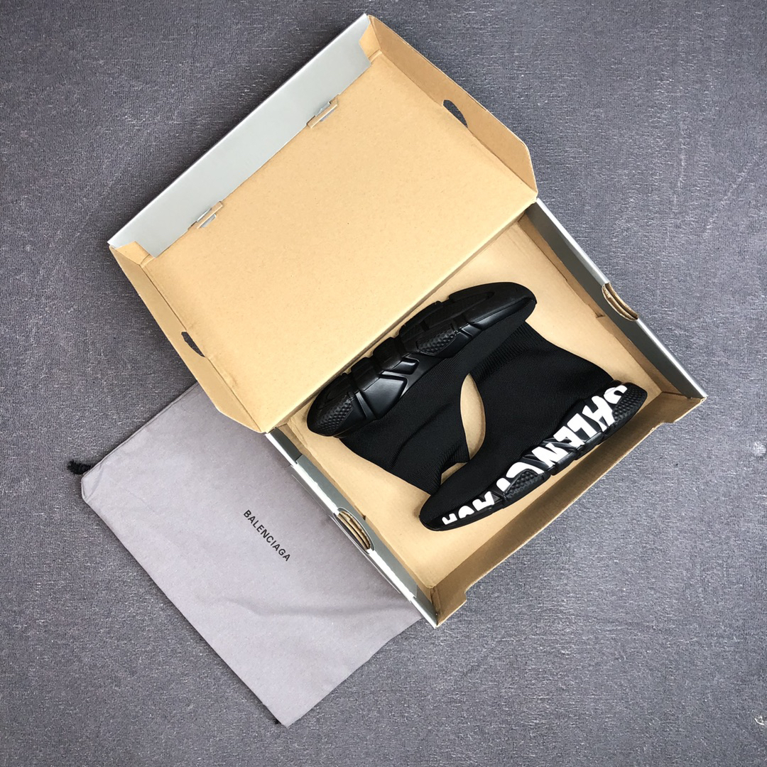 Balenciaga Speed Sock Sneakers Black