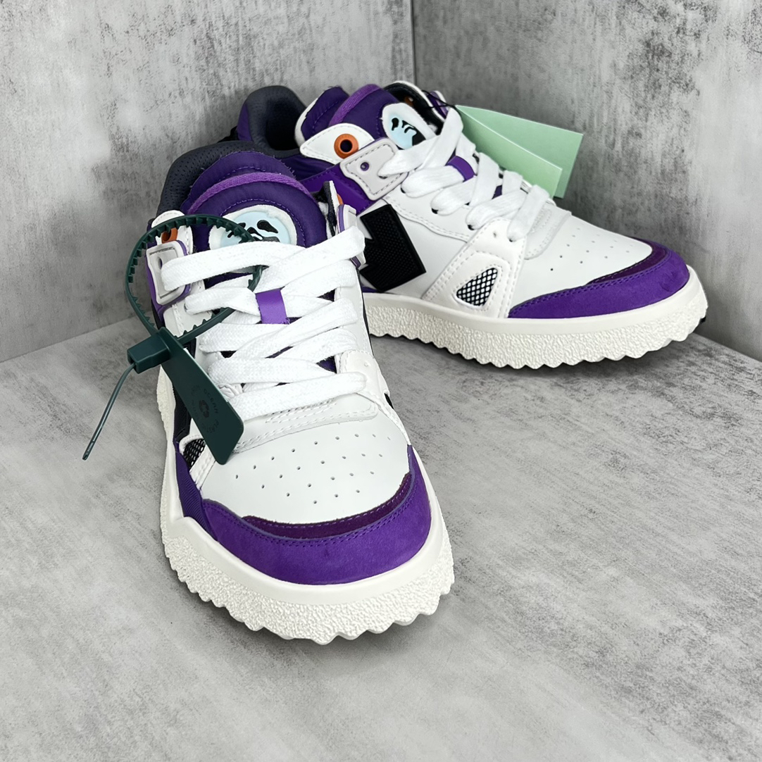 Off-White Arrow Low Sneakers Purple
